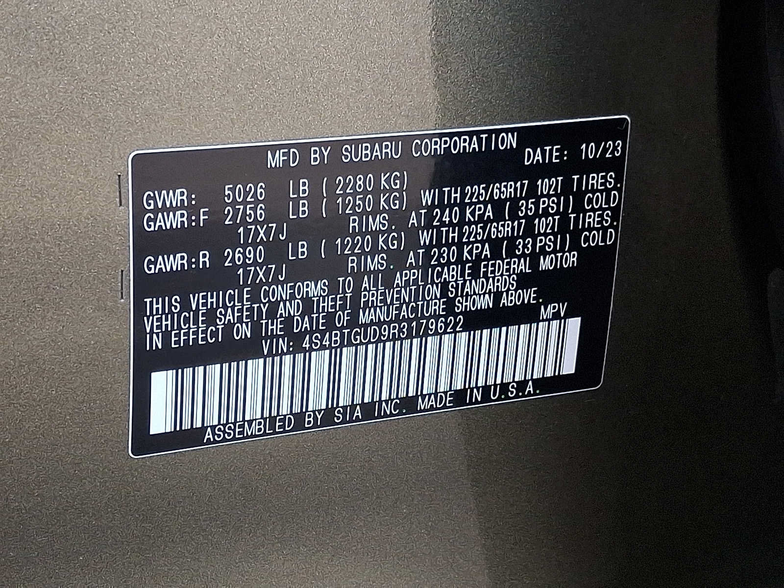 Used 2024 Subaru Outback Wilderness AWD/4WD image 27