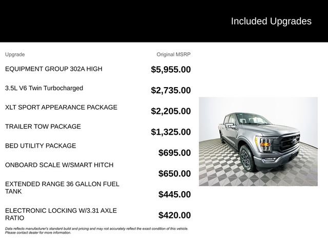 Certified 2023 Ford F150 XLT w/ Equipment Group 302A High image 6