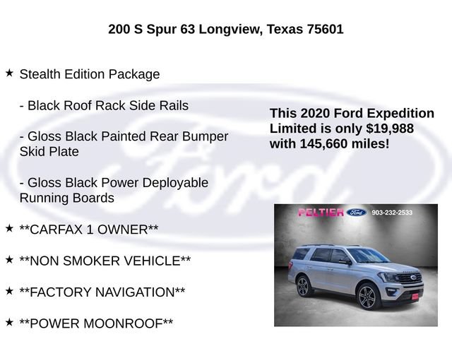 Certified 2020 Ford Expedition Limited w/ Equipment Group 303A RWD image 15