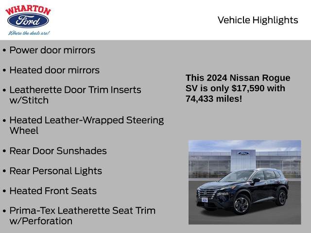 Used 2024 Nissan Rogue SV w/ SV Premium Package FWD image 16