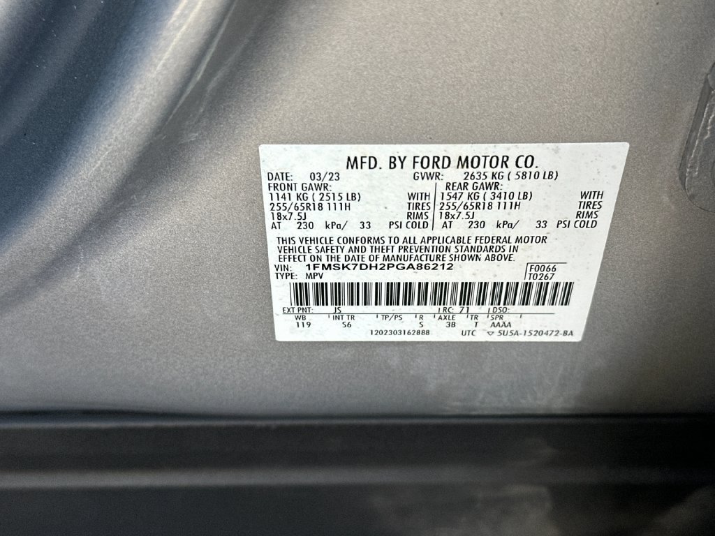 Certified 2023 Ford Explorer XLT w/ Equipment Group 202A RWD image 27