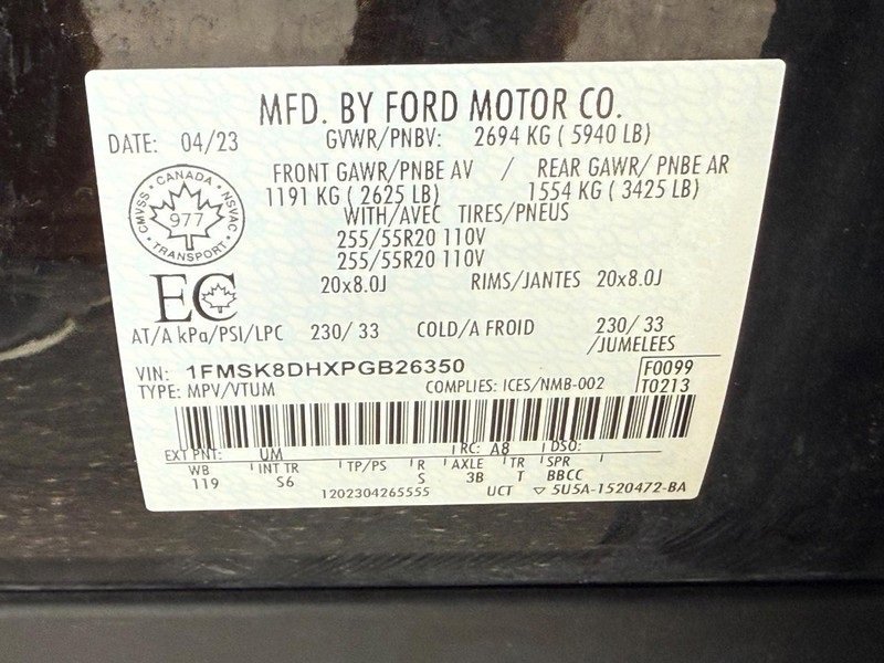 Certified 2023 Ford Explorer XLT image 23