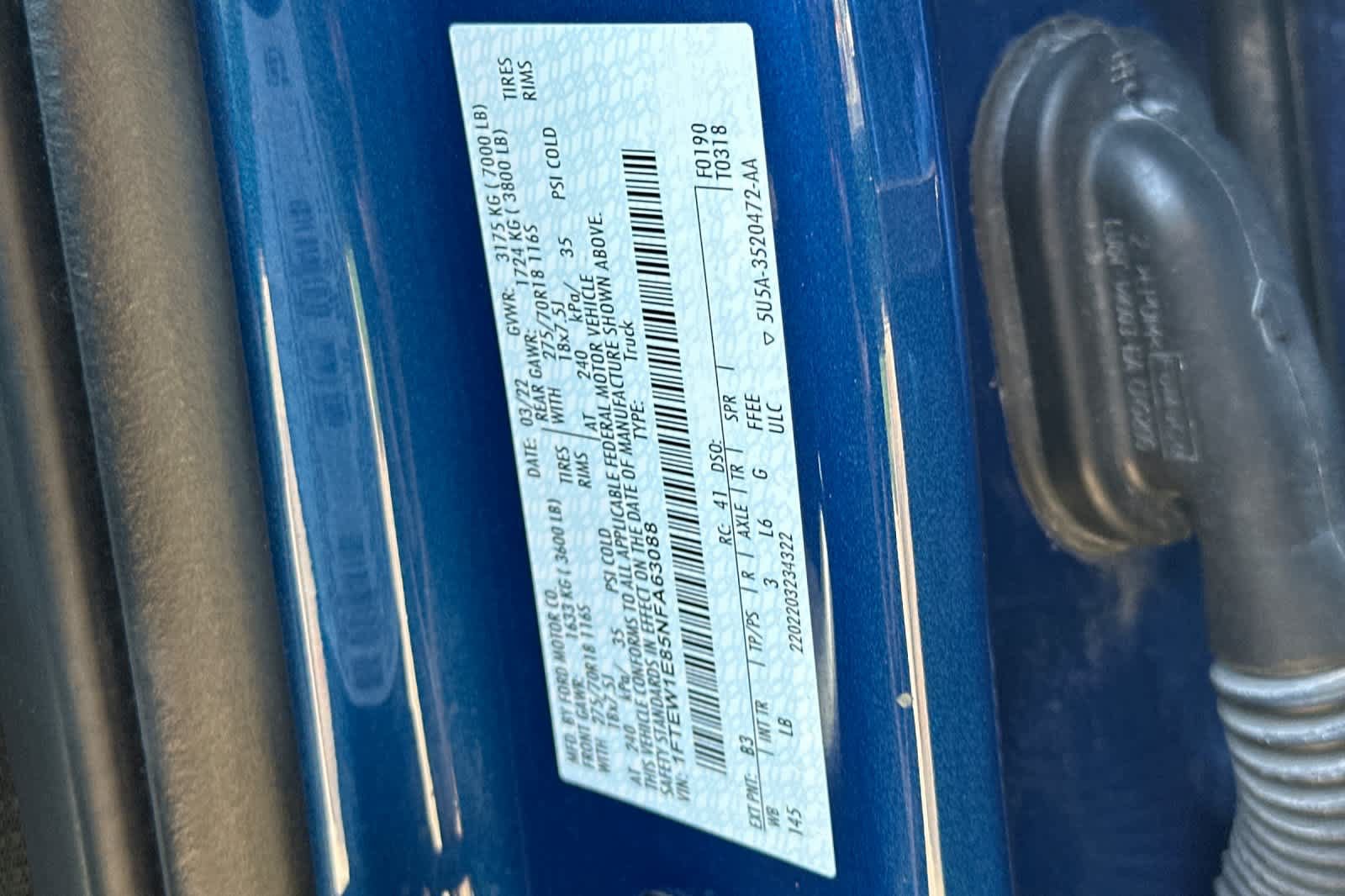 Certified 2022 Ford F150 Tremor w/ Equipment Group 401A Mid AWD/4WD image 29