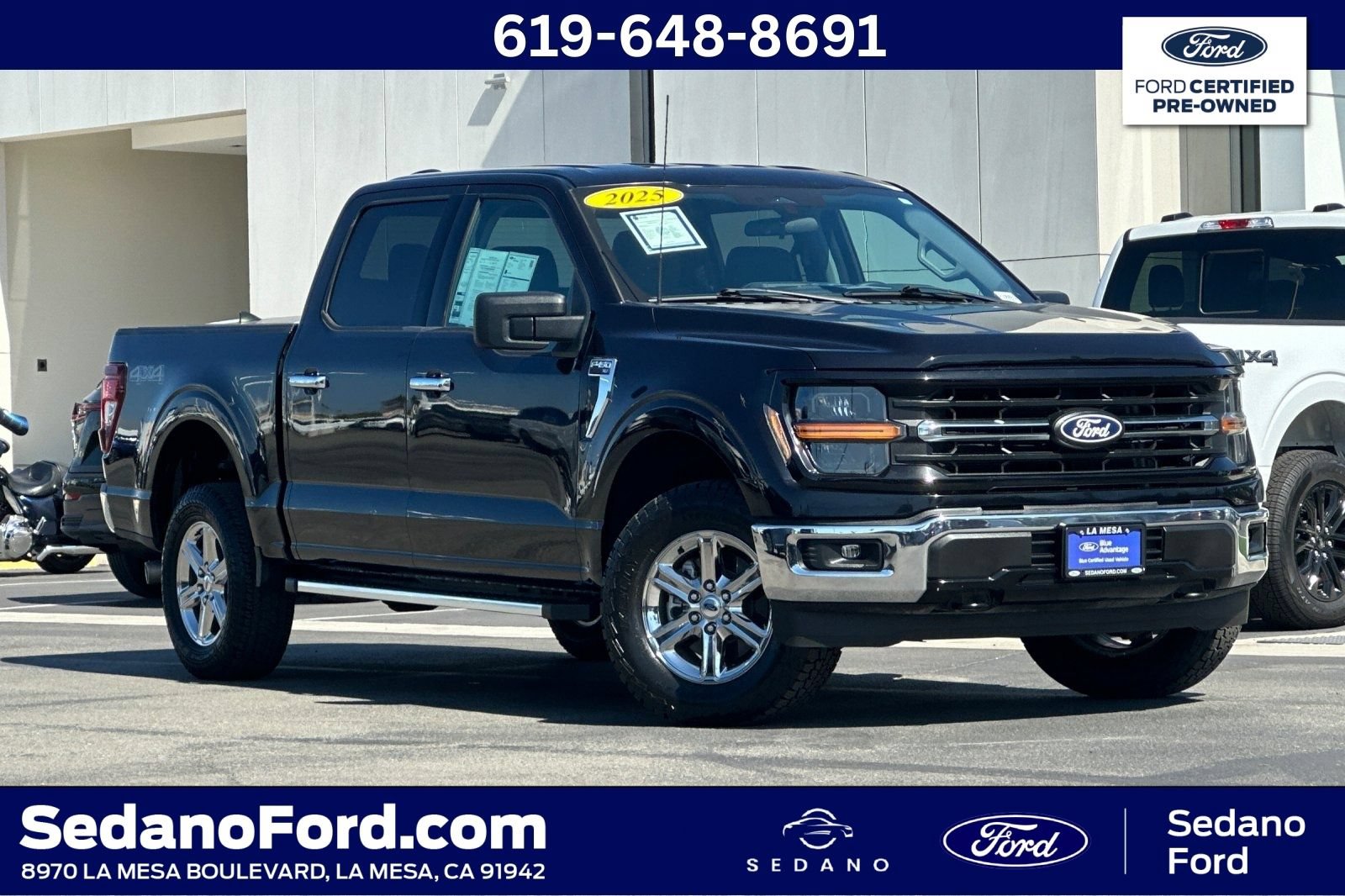 Certified 2025 Ford F150 XLT w/ Equipment Group 301A Standard