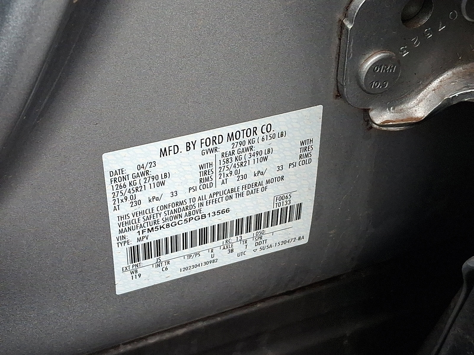 Certified 2023 Ford Explorer ST w/ Equipment Group 401A image 29