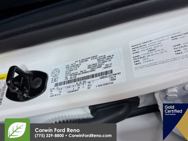 Certified 2022 Ford F150 Lightning Lariat w/ Tow Technology Package AWD/4WD image 34