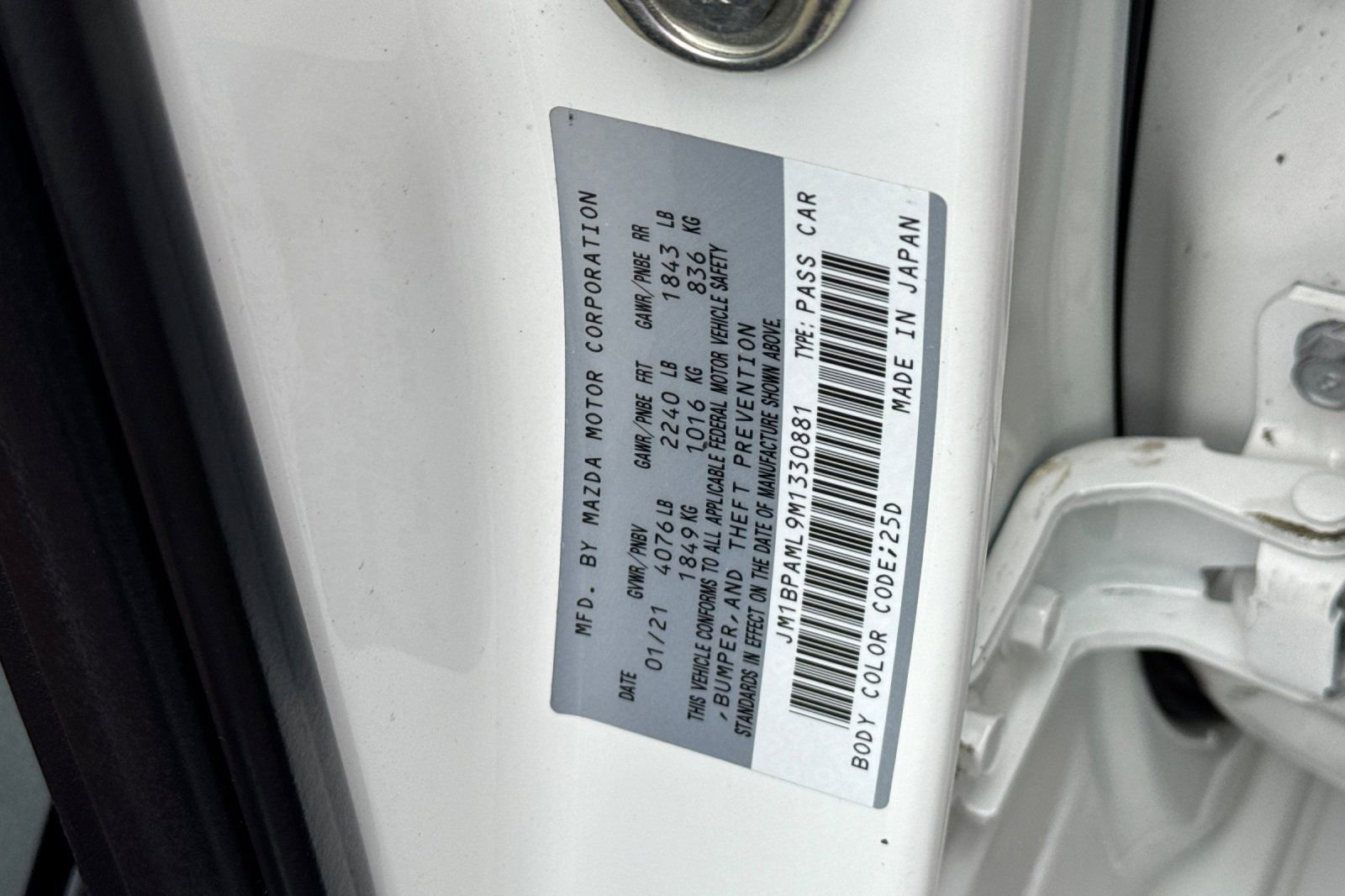 Used 2021 MAZDA MAZDA3 s FWD image 57