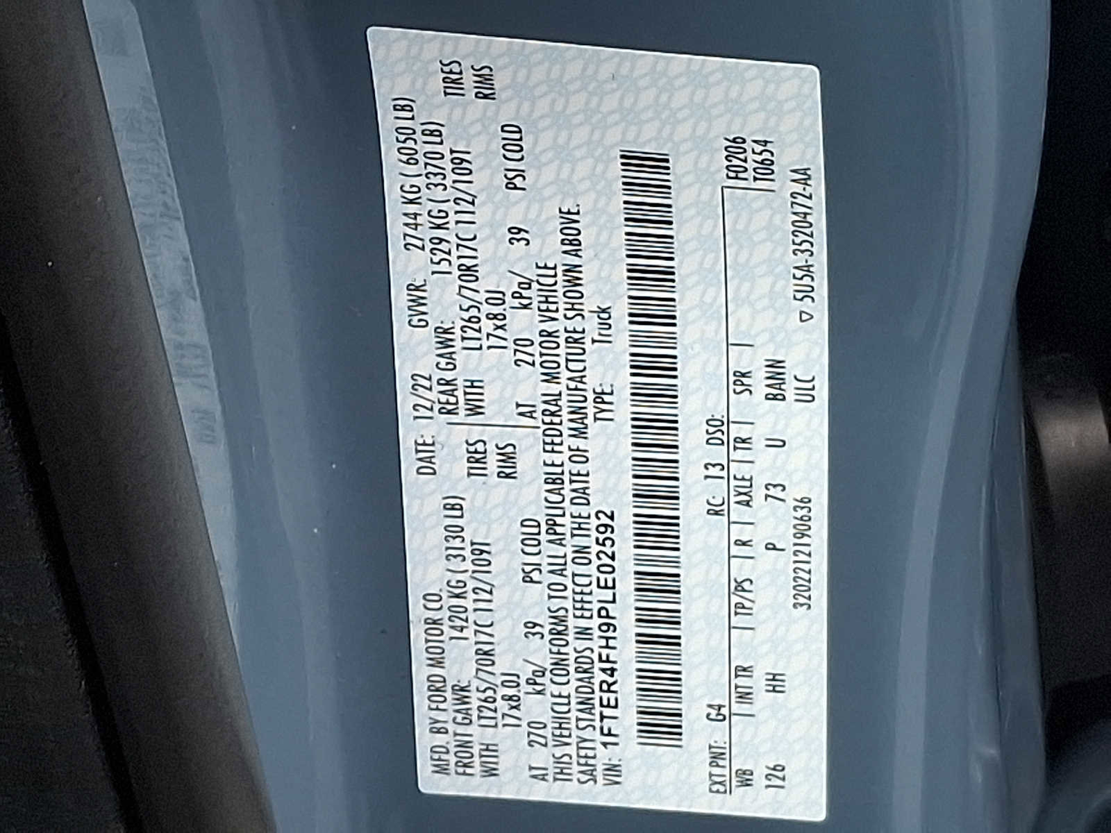 Certified 2023 Ford Ranger Lariat w/ Tremor Off-Road Package image 28