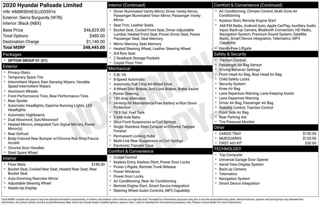 Used 2020 Hyundai Palisade Limited AWD/4WD image 37