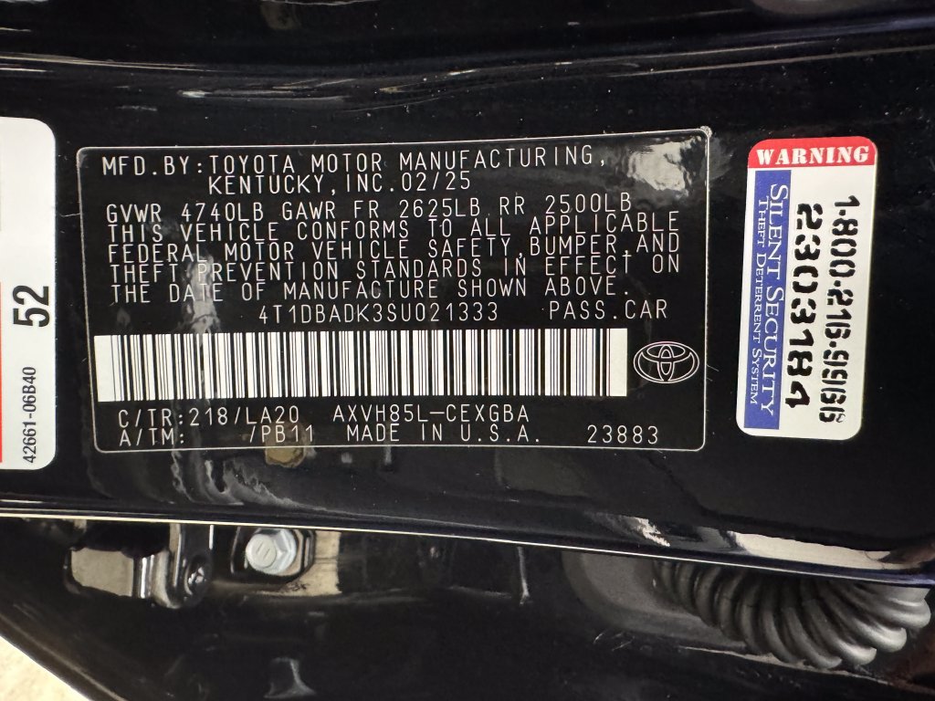 Used 2025 Toyota Camry XLE w/ Premium Plus Package AWD/4WD image 33