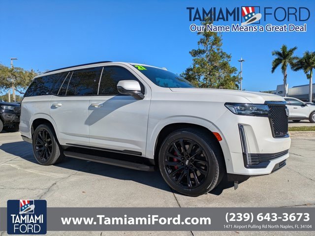 Used 2021 Cadillac Escalade Sport Platinum w/ Heavy-Duty Trailer Package image 1