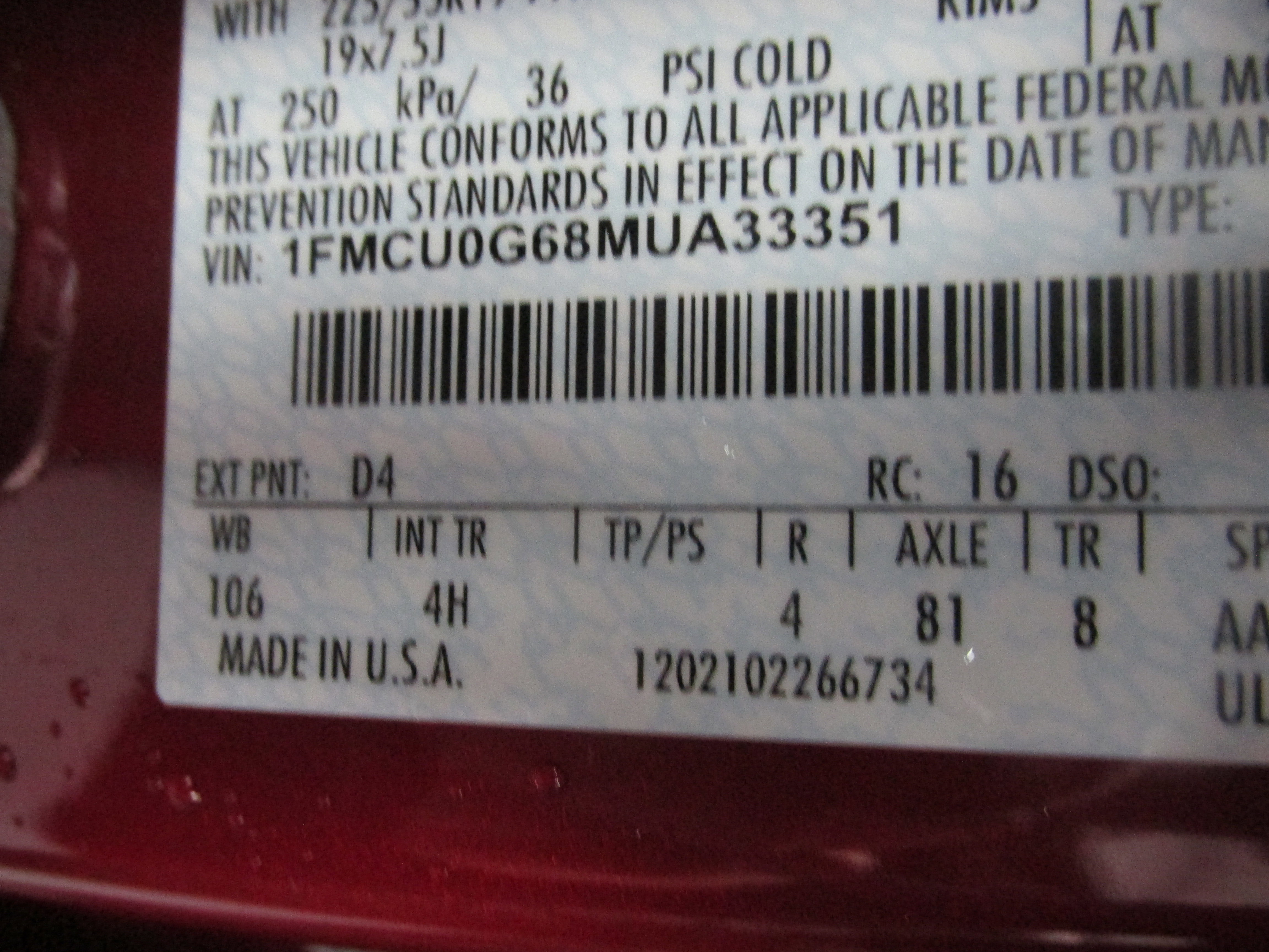 Certified 2021 Ford Escape SE w/ SE Sport Appearance Package image 41