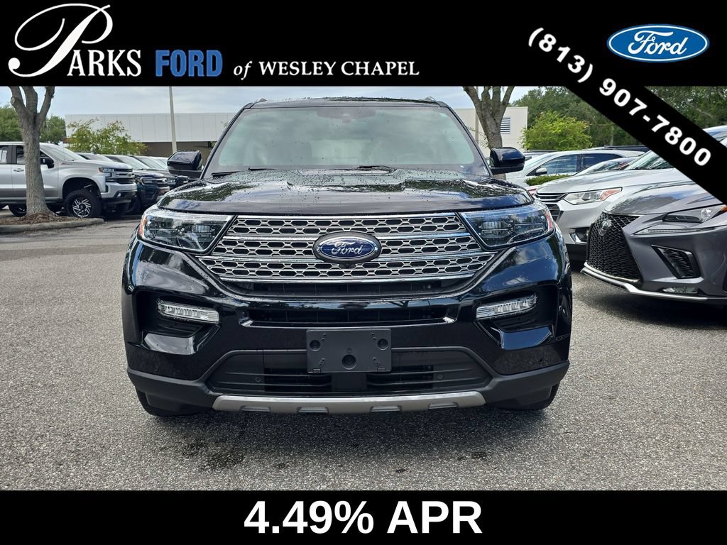 Certified 2023 Ford Explorer Limited w/ Limited Technology Package RWD image 3