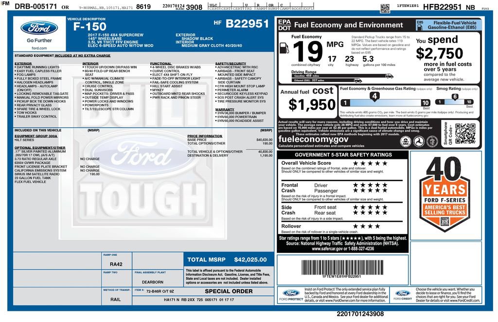 Certified 2017 Ford F150 XLT AWD/4WD image 3