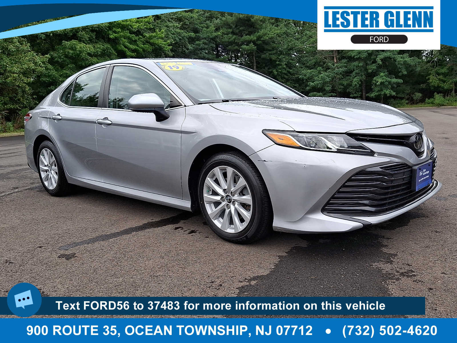 Used 2019 Toyota Camry LE FWD image 1