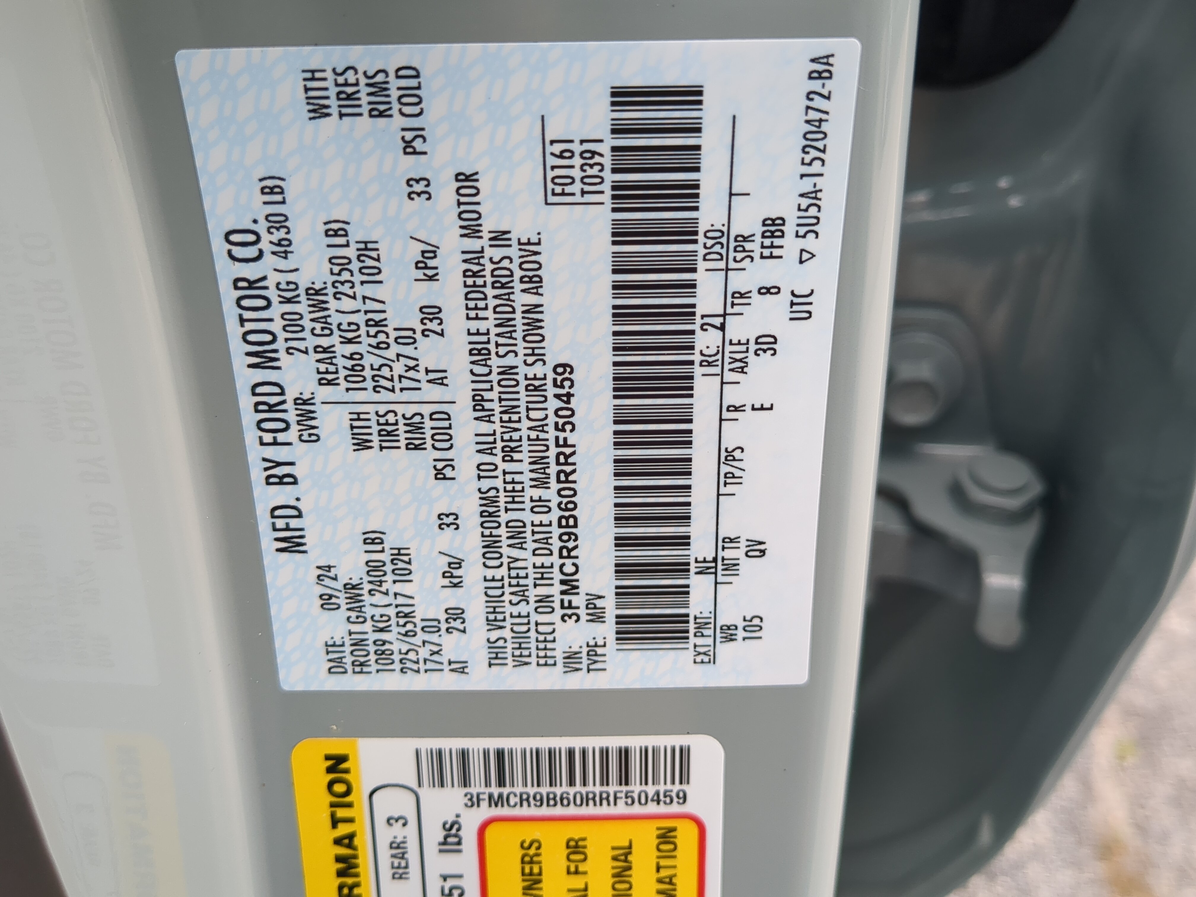 Certified 2024 Ford Bronco Sport Big Bend AWD/4WD image 26