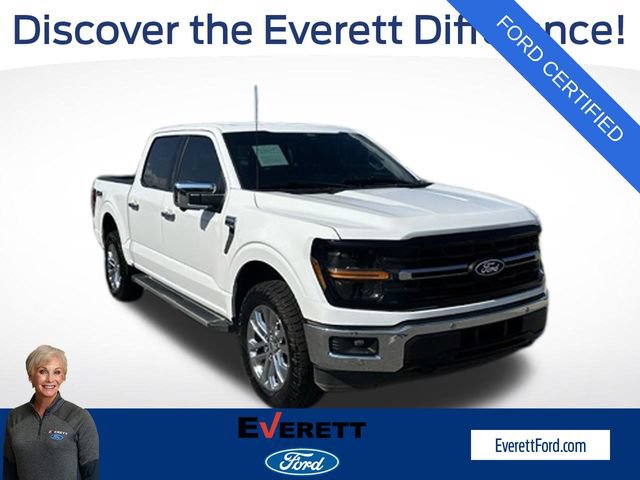 Certified 2025 Ford F150 XLT w/ Equipment Group 302A MID AWD/4WD 360° Tour