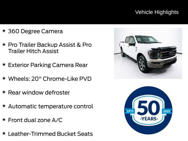 Certified 2023 Ford F150 Lariat w/ Equipment Group 502A High image 16