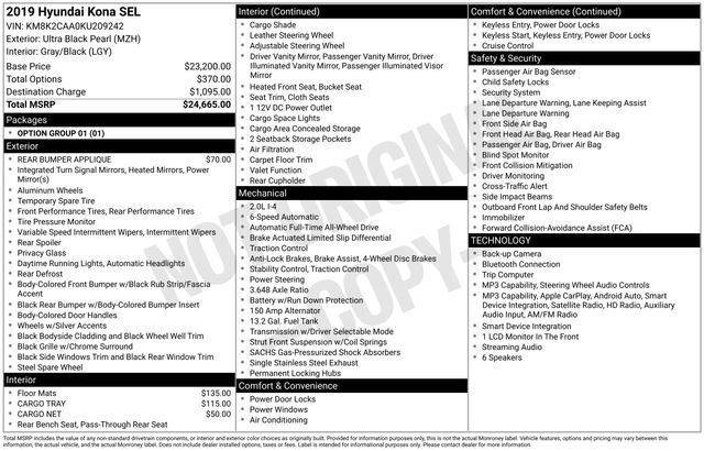 Used 2019 Hyundai Kona SEL image 4