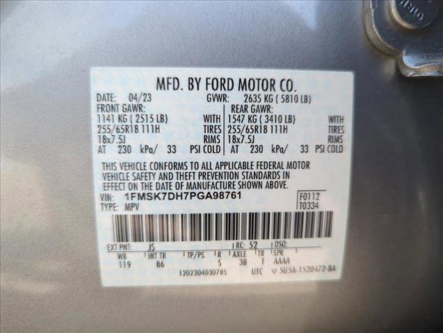 Certified 2023 Ford Explorer XLT image 25