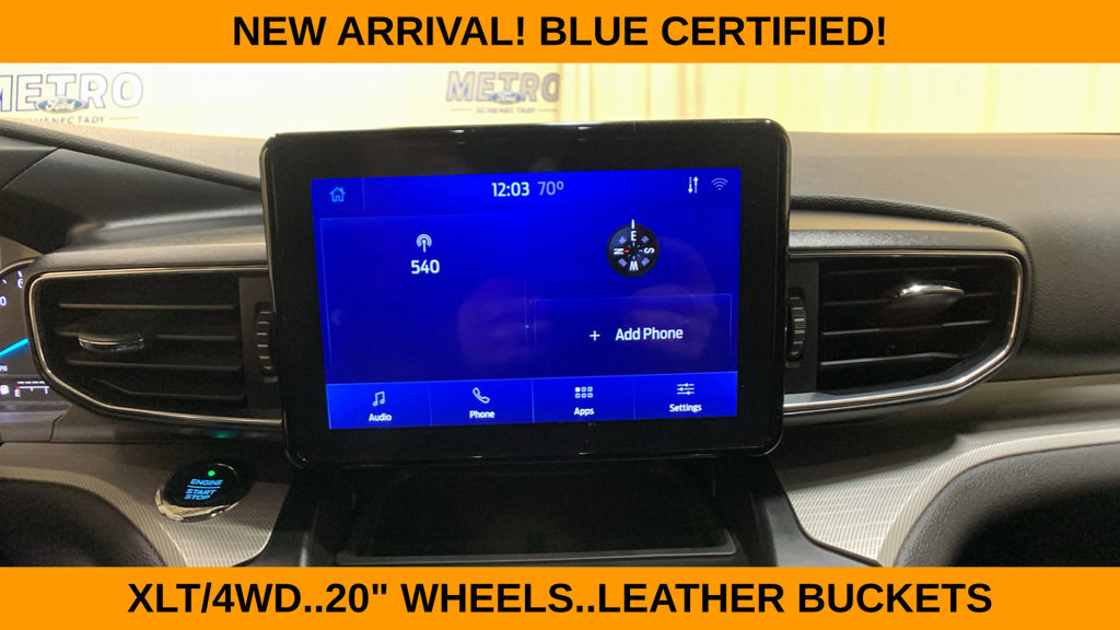Certified 2020 Ford Explorer XLT w/ Equipment Group 202A AWD/4WD image 37