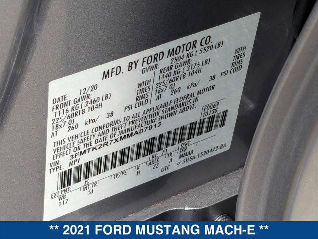 Certified 2021 Ford Mustang Mach-E California Route 1 RWD image 21
