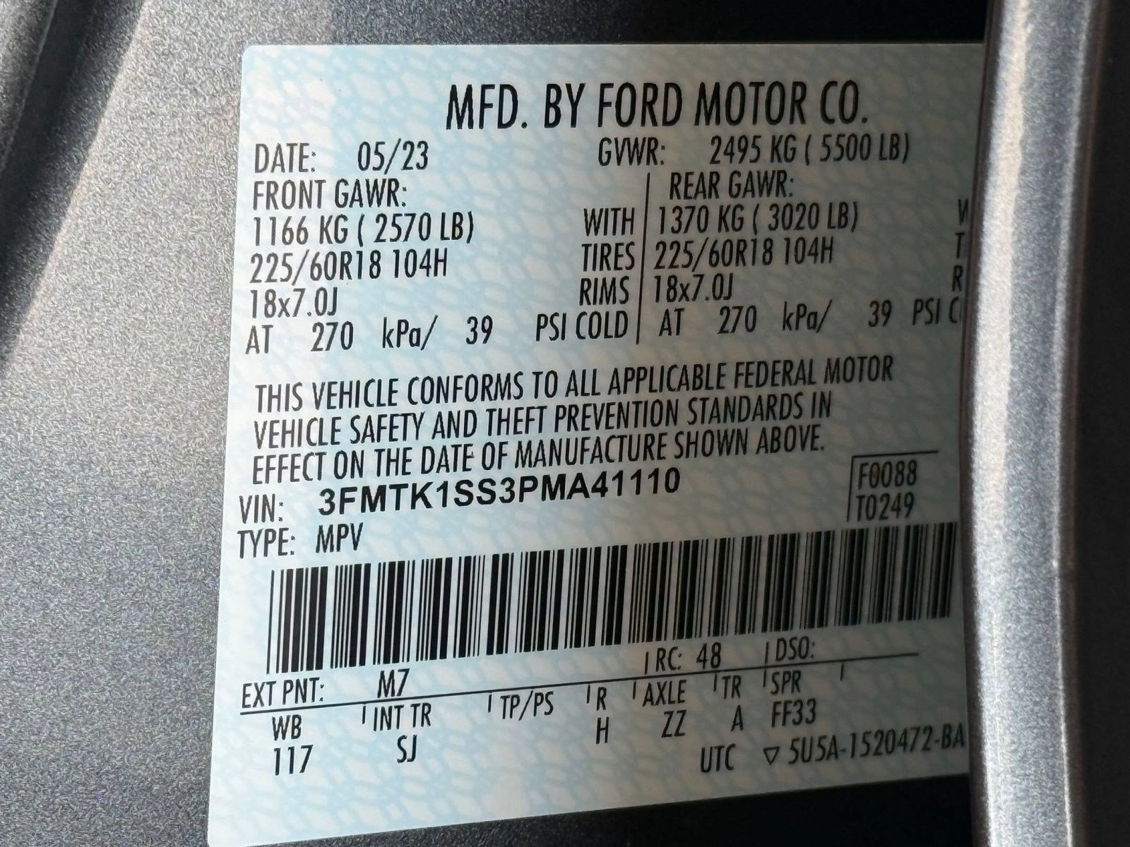 Certified 2023 Ford Mustang Mach-E Select AWD/4WD image 18