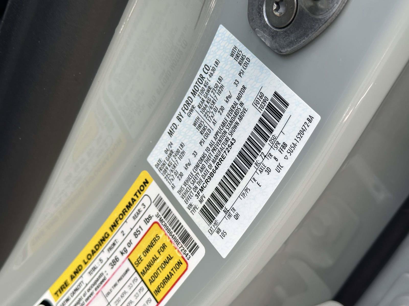 Certified 2024 Ford Bronco Sport Big Bend AWD/4WD image 15