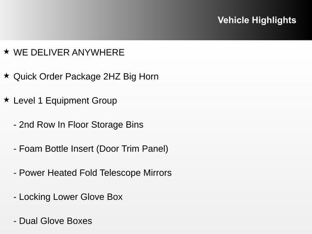 Used 2023 RAM 2500 Big Horn w/ Level 1 Equipment Group AWD/4WD image 9
