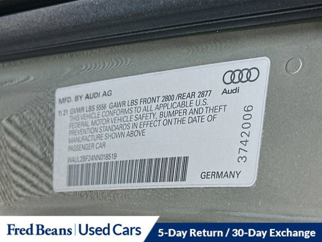 Used 2022 Audi A6 Premium Plus image 36