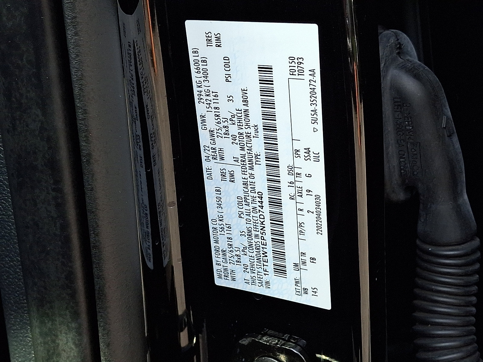Certified 2022 Ford F150 XLT w/ Equipment Group 302A High AWD/4WD image 30