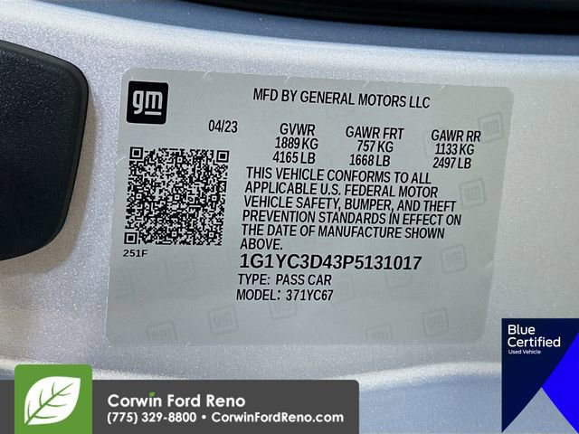 Used 2023 Chevrolet Corvette Stingray Premium Conv w/ Z51 Performance Package image 34