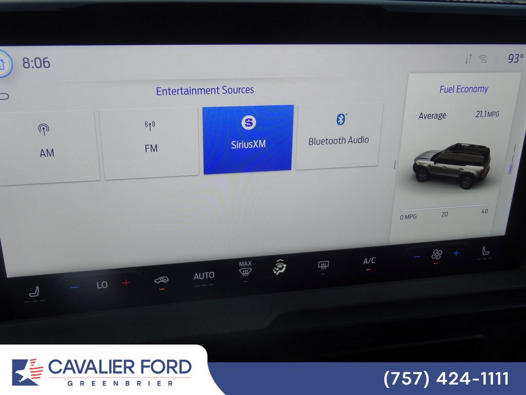 Certified 2025 Ford Bronco Sport Big Bend w/ Convenience Package AWD/4WD image 20