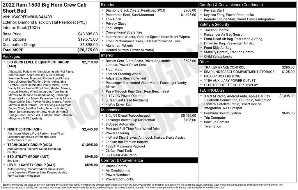 Used 2022 RAM 1500 Big Horn image 10