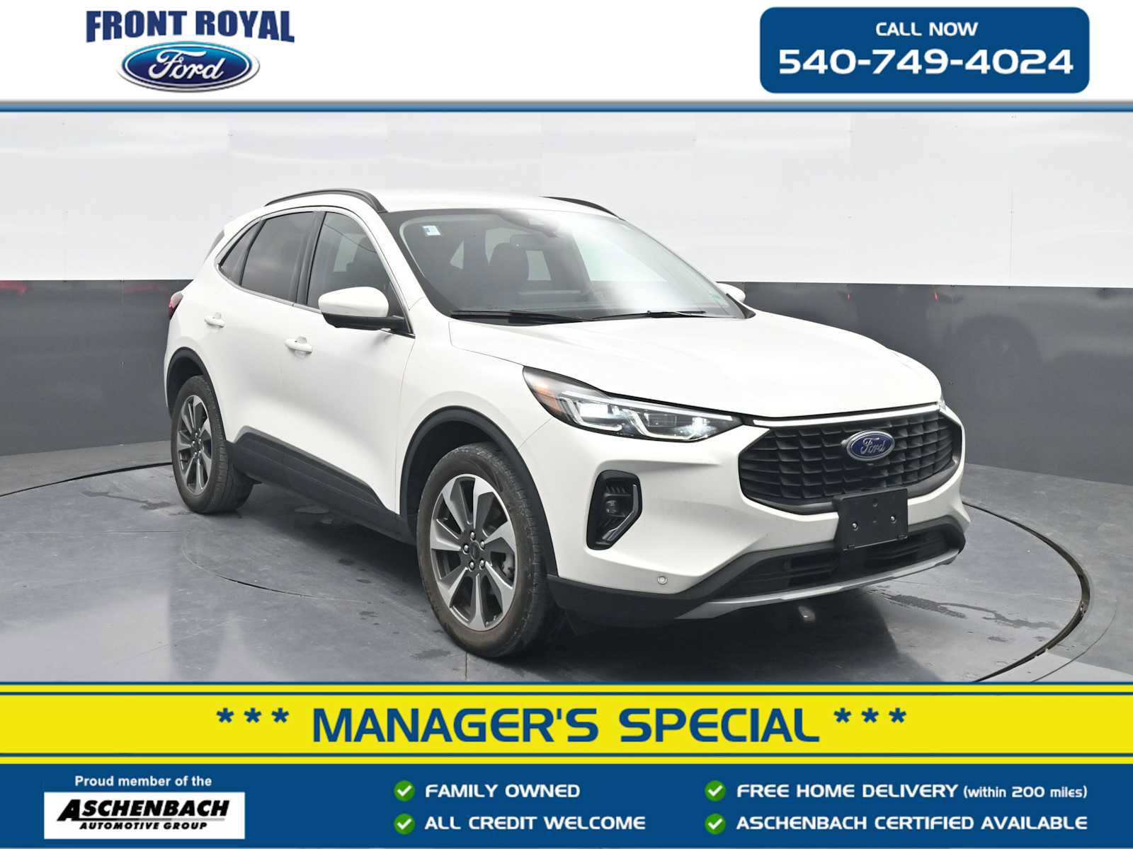 Certified 2023 Ford Escape Platinum w/ Class II Trailer Tow Package