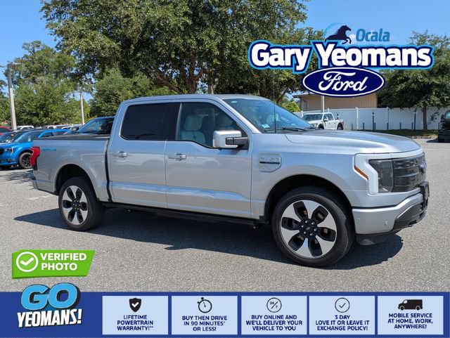 Certified 2023 Ford F150 Lightning Platinum
