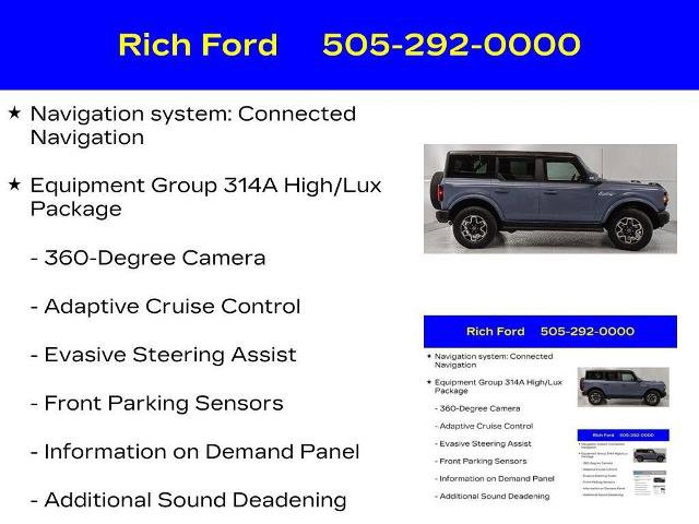 Certified 2024 Ford Bronco Outer Banks AWD/4WD image 11