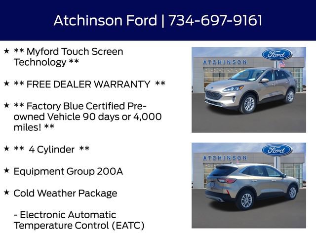 Certified 2021 Ford Escape SE w/ Cold Weather Package AWD/4WD image 8
