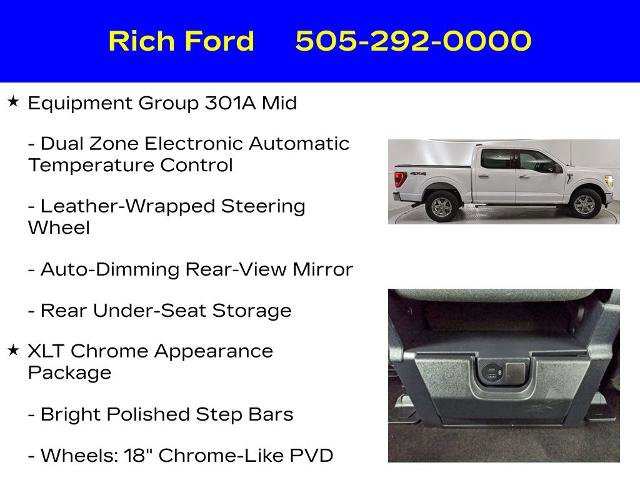 Certified 2022 Ford F150 XLT w/ Equipment Group 301A Mid AWD/4WD image 22