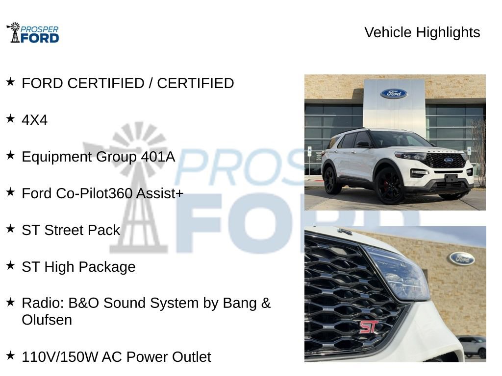 Certified 2023 Ford Explorer ST w/ Equipment Group 401A image 5