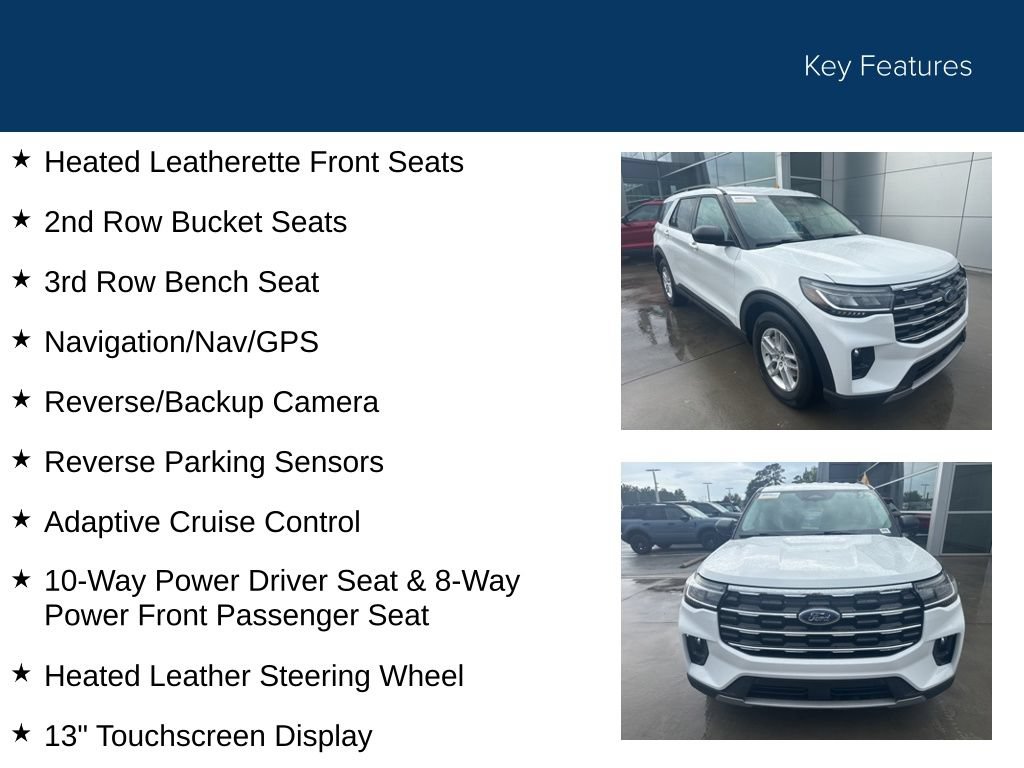 Certified 2026 Ford Explorer Active w/ Active Comfort Package RWD image 31