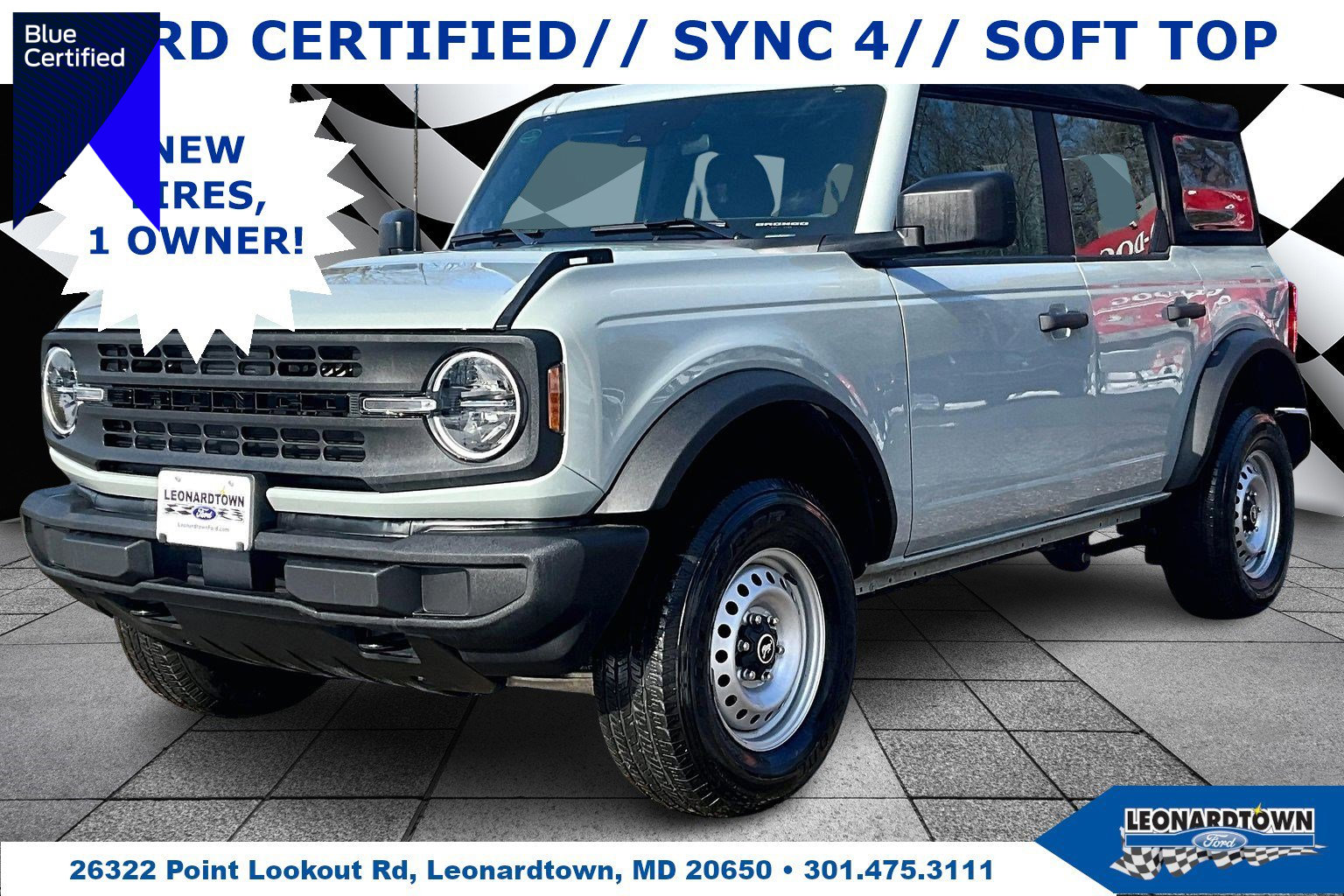Certified 2022 Ford Bronco 4-Door image 1