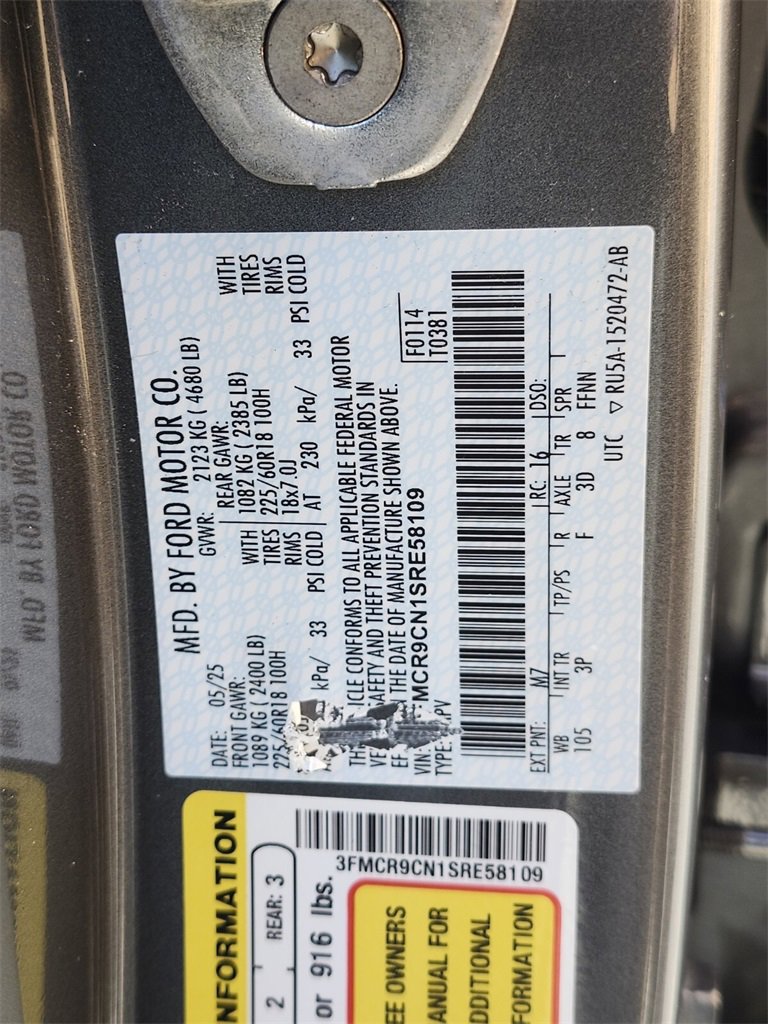 Certified 2025 Ford Bronco Sport Outer Banks w/ Outer Banks Tech Package+ image 34