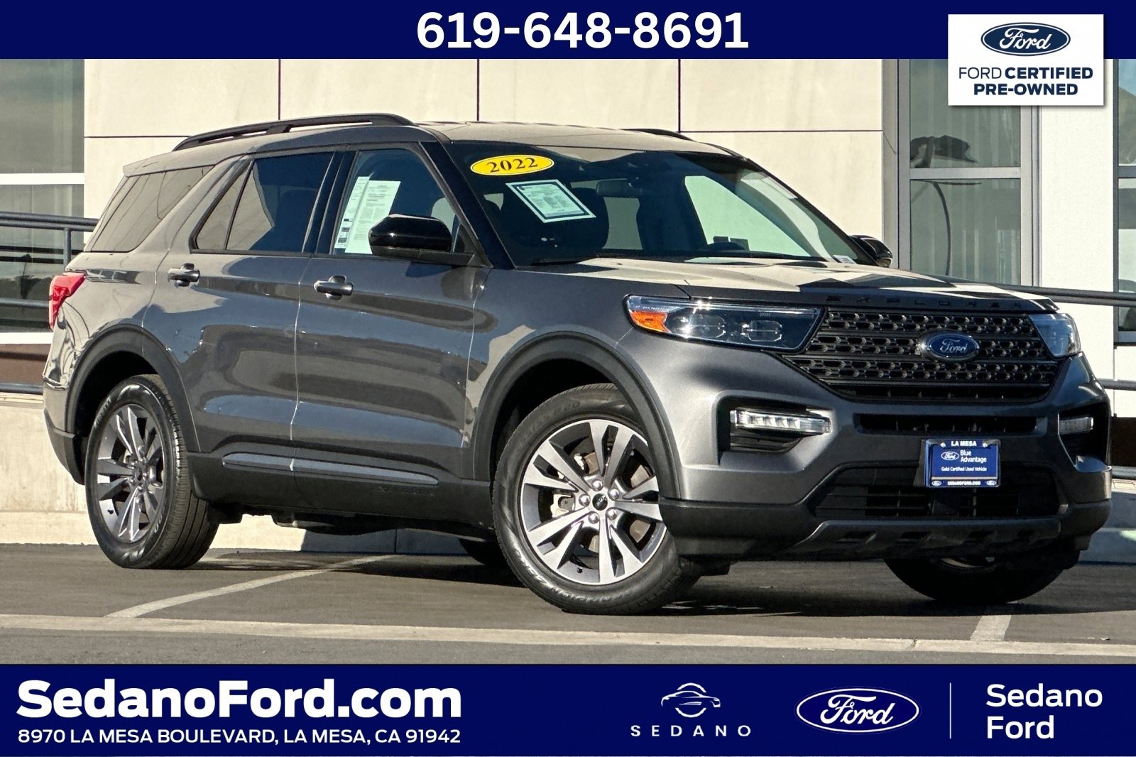 Certified 2022 Ford Explorer XLT w/ Equipment Group 202A