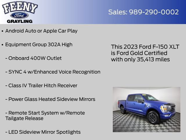 Certified 2023 Ford F150 XLT w/ Equipment Group 302A High AWD/4WD image 9