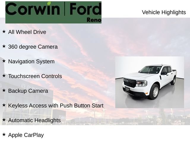 Certified 2024 Ford Maverick XL w/ Equipment Group 100A Standard AWD/4WD image 7