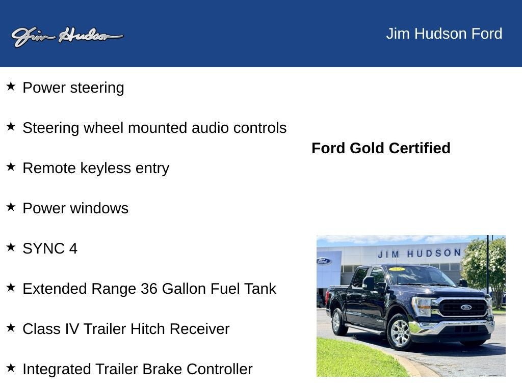 Certified 2021 Ford F150 XLT w/ Max Trailer Tow Package RWD image 13