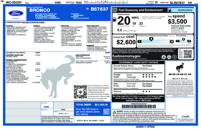 Certified 2025 Ford Bronco Big Bend AWD/4WD image 15