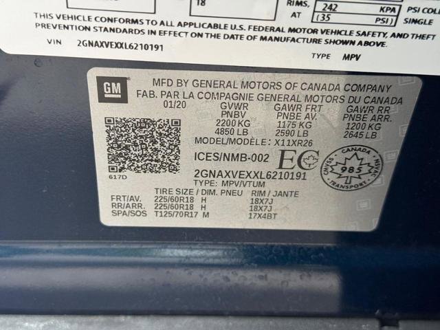 Used 2020 Chevrolet Equinox LT AWD/4WD image 22