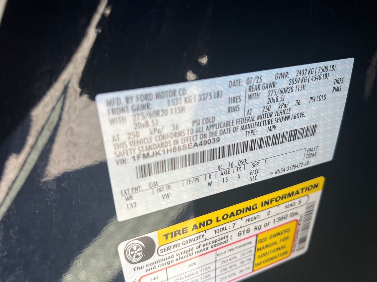 Certified 2025 Ford Expedition Max Active RWD image 35